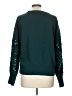 Nine West 100% Polyester Stars Teal Pullover Sweater Size L - photo 2