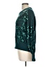 Nine West 100% Polyester Stars Teal Pullover Sweater Size L - photo 5