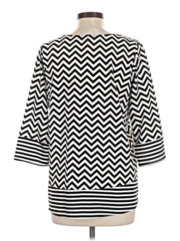 Blue Rain 3/4 Sleeve Top (view 2)