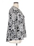Cato 100% Polyester Silver 3/4 Sleeve Blouse Size XL - photo 4