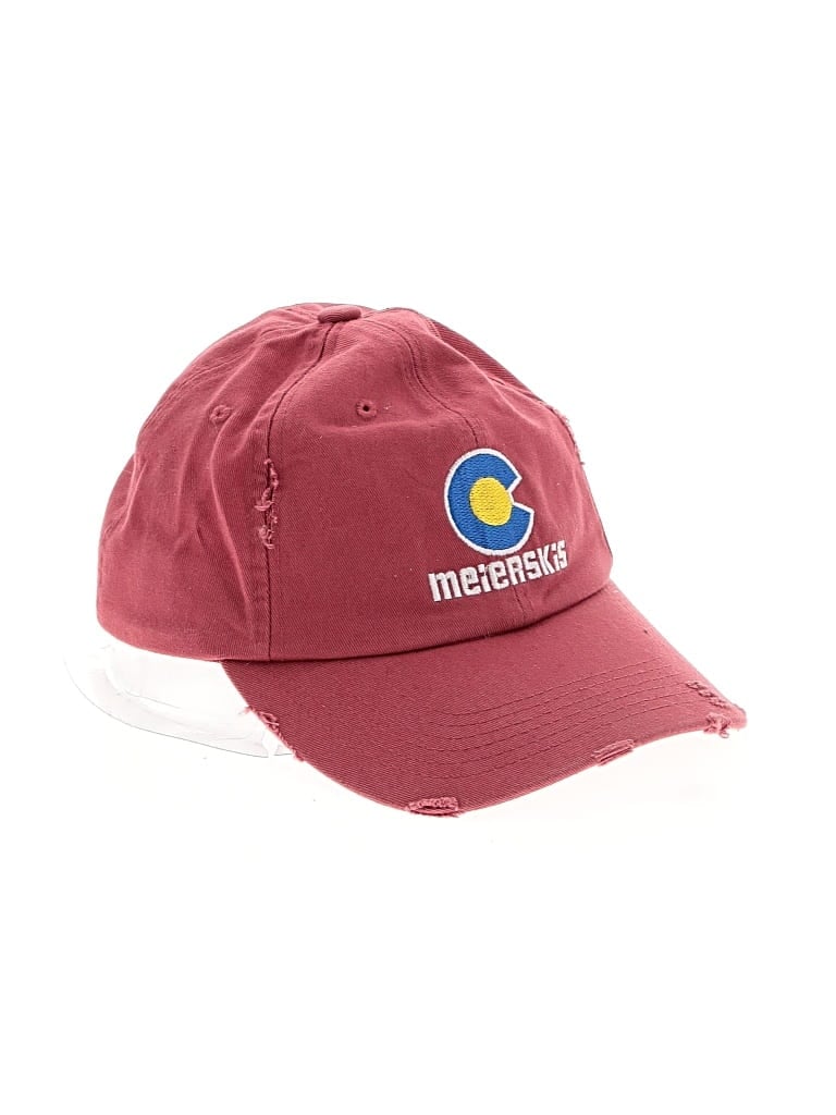 Pre-owned District Baseball Cap In Burgundy