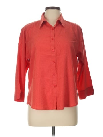 Christopher & Banks 3/4 Sleeve Button-Down Shirt (view 1)