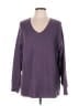 Ella Moss Purple Pullover Sweater Size L - photo 1