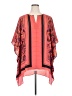 Peter Nygard 100% Polyester Orange Short Sleeve Blouse Size 0X (estimated) - photo 1
