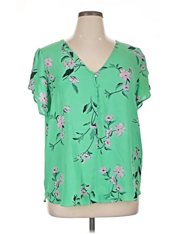 PREMISE Short Sleeve Blouse (view 1)