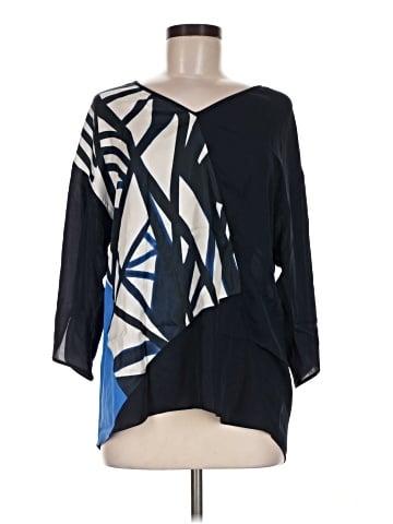 Lafayette 148 New York 3/4 Sleeve T-Shirt (view 1)