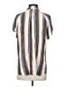 BDG Stripes Silver Short Sleeve Button-Down Shirt Size S - photo 2
