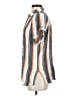 BDG Stripes Silver Short Sleeve Button-Down Shirt Size S - photo 5