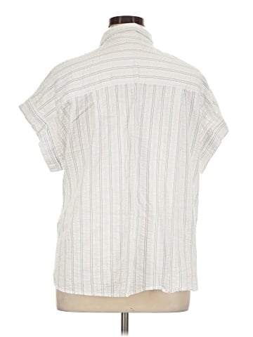 Jane and Delancey Short Sleeve Button-Down Shirt (view 2)