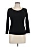 Susan Lawrence Black 3/4 Sleeve Top Size L - photo 1