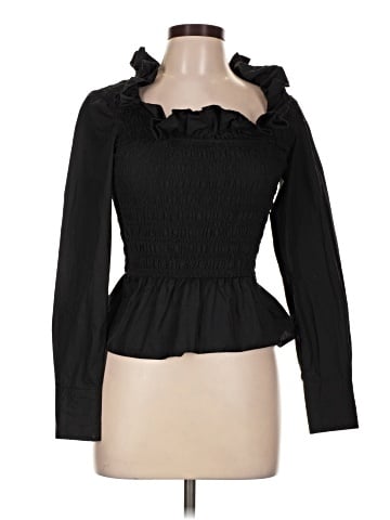 Ganni Long Sleeve Top (view 1)