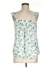 Lauren Conrad 100% Polyester Ivory Sleeveless Blouse Size M - photo 1