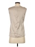 St. John Silver Sleeveless Silk Top Size 2 - photo 2