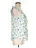 Lauren Conrad 100% Polyester Ivory Sleeveless Blouse Size M - photo 4
