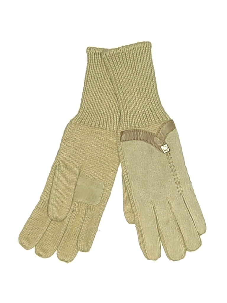 Pre-owned Anne Klein Gloves In Green