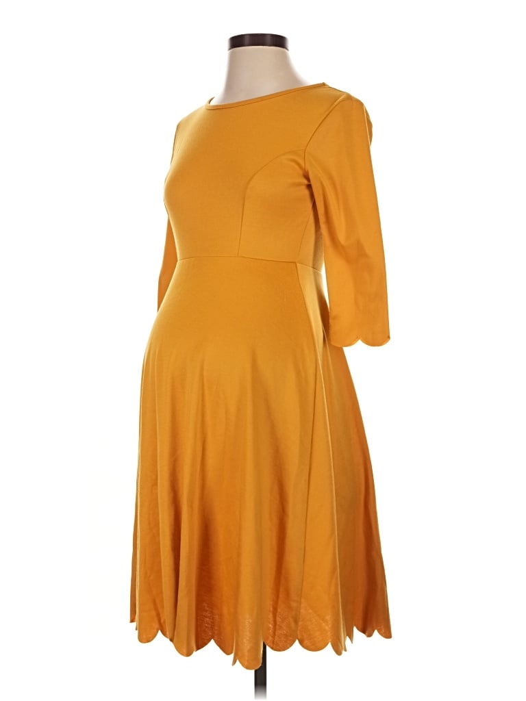 Pre-owned Pink Blush Casual Dress In Orange