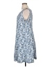 Perceptions 100% Polyester Print Blue Casual Dress Size XL - photo 5