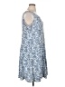 Perceptions 100% Polyester Print Blue Casual Dress Size XL - photo 4