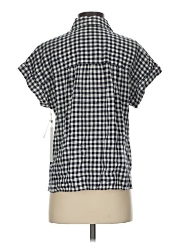Caslon Short Sleeve Button-Down Shirt (view 2)
