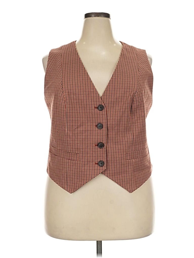 Pre-owned A New Day Vest In Brown