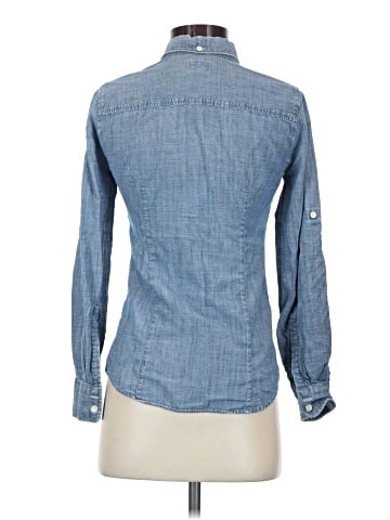 J.Crew Factory Store Long Sleeve Button-Down Shirt (view 2)