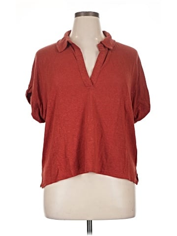 Banana Republic Factory Store Short Sleeve Blouse (view 1)