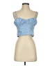 Princess Polly 100% Polyester Blue Sleeveless Top Size 4 - photo 1