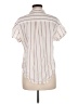 Universal Thread Stripes Ivory Short Sleeve Blouse Size M - photo 2