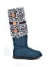 Muk Luks Blue Boots Size 7 - photo 1