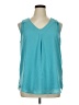 Zenana 100% Polyester Teal Sleeveless Blouse Size XL - photo 1