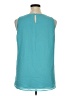 Zenana 100% Polyester Teal Sleeveless Blouse Size XL - photo 2