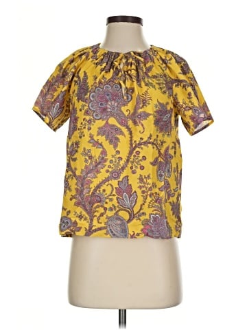 J.Crew Collection Short Sleeve Blouse (view 1)