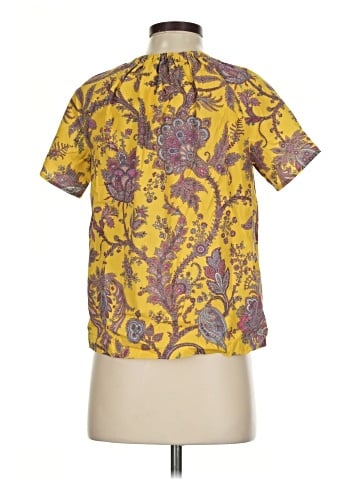 J.Crew Collection Short Sleeve Blouse (view 2)