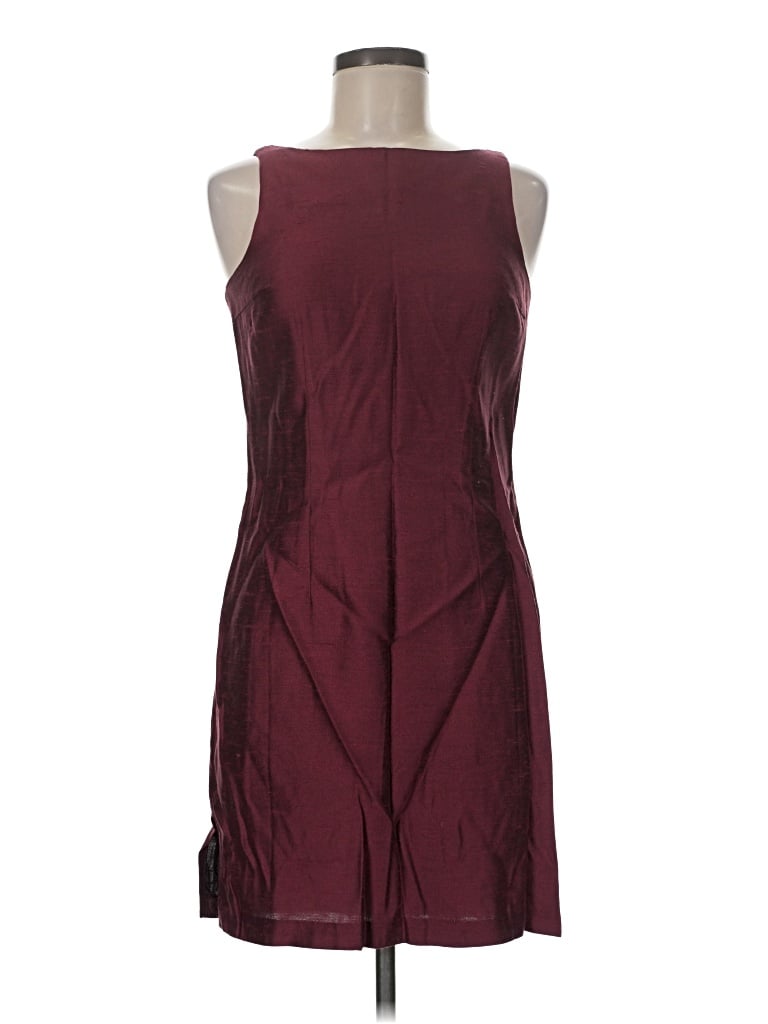 Pre-owned My Michelle Cocktail Dress In Burgundy