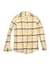 Janie and Jack Plaid Yellow Long Sleeve Button-Down Shirt Size 8 - photo 1