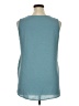 Zenana 100% Polyester Teal Sleeveless Blouse Size XL - photo 2