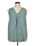 Zenana 100% Polyester Teal Sleeveless Blouse Size XL - photo 1