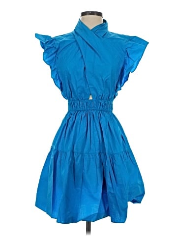 Line & Dot Casual Dress (view 1)