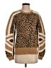 Current/Elliott Animal Print Brown Pullover Sweater Size Sm (1) - photo 1