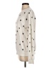 Aqua Polka Dots Ivory Pullover Sweater Size S - photo 5