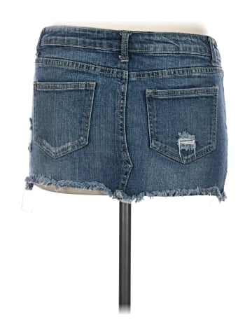 Wet Seal Denim Skirt (view 2)
