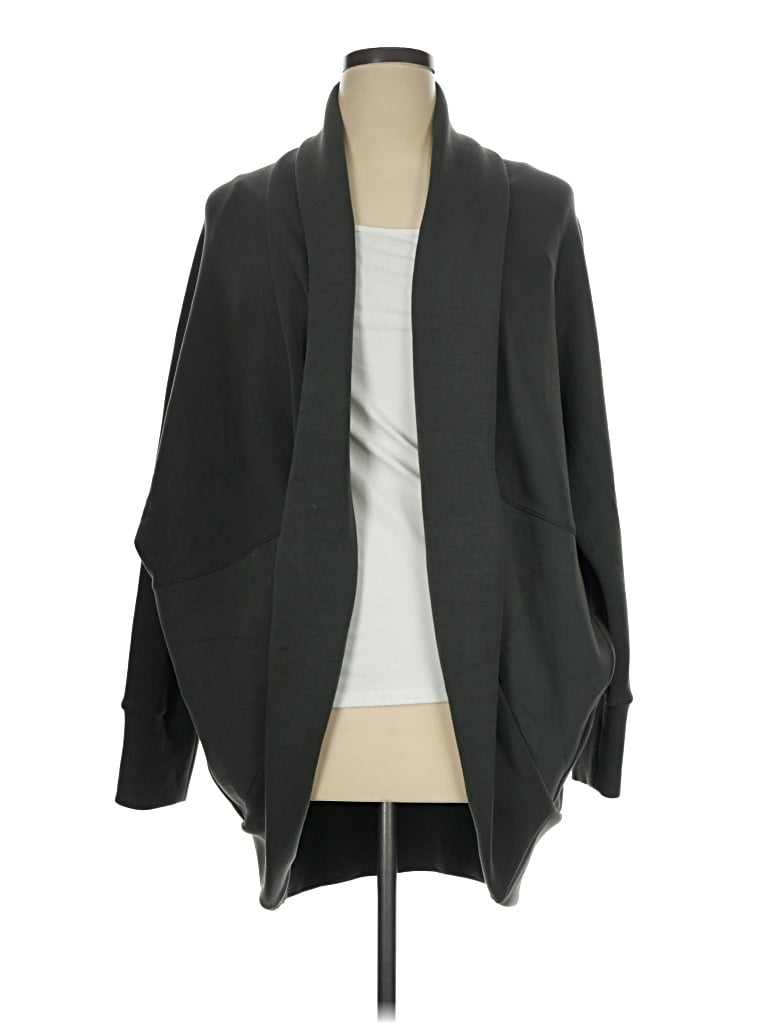 Pre-owned Spanx Cardigan Sweater In Gray
