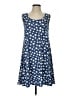 SJS Polka Dots Blue Casual Dress Size S - photo 1