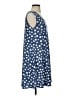 SJS Polka Dots Blue Casual Dress Size S - photo 4