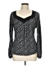 Worthington Black Long Sleeve Top Size L - photo 1