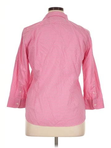 Chaps 3/4 Sleeve Button-Down Shirt (view 2)