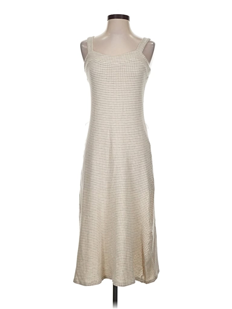 Pre-owned Amour Vert Casual Dress In Ivory