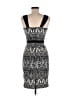 Francesca's Graphic Gray Cocktail Dress Size M - photo 2