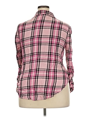 No Boundaries Long Sleeve Button-Down Shirt (view 2)