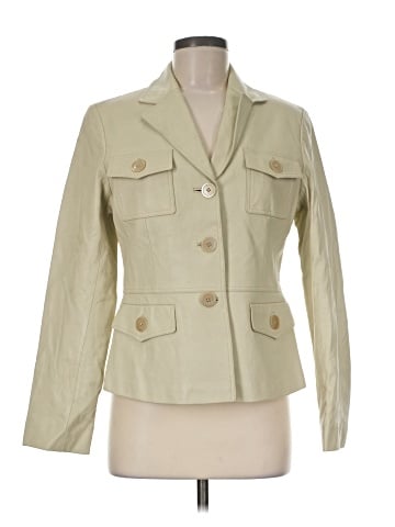 Lafayette 148 New York Leather Jacket (view 1)